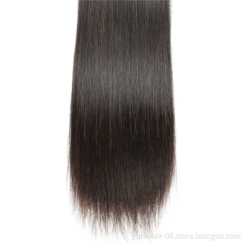 32 34 36 38 Malaysian Indian Straight Cuticle Hair Weave Bundles , 100% 10A Brazilian Virgin Long 40 Inch Peruvian Human Hair